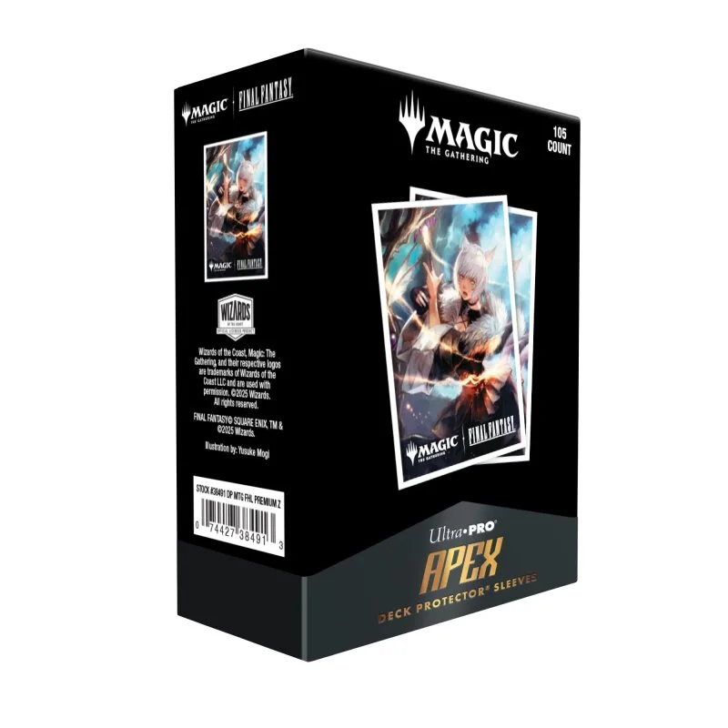 Ultra Pro - Final Fantasy Magic The Gathering 105ct APEX Deck Protector Sleeves  - Y'shtola Rhul